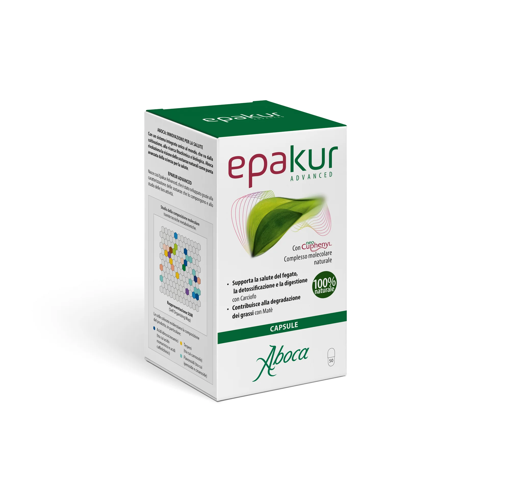 Aboca Epakur Advanced 50 Capsule Integratore per la Salute del Fegato