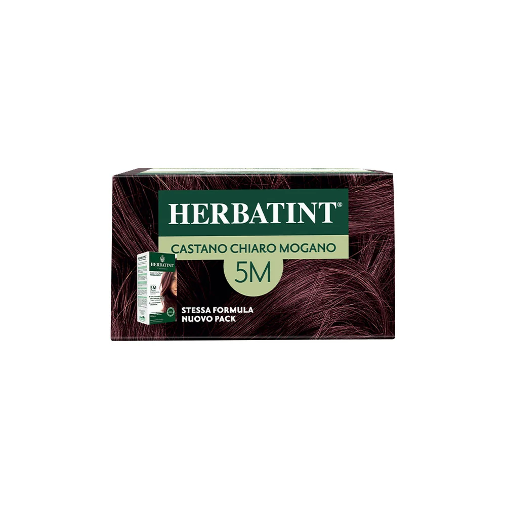 Herbatint Gel Colorante Permanente 5M Castano Chiaro Mogano 170 Ml Colore Intenso e Duraturo