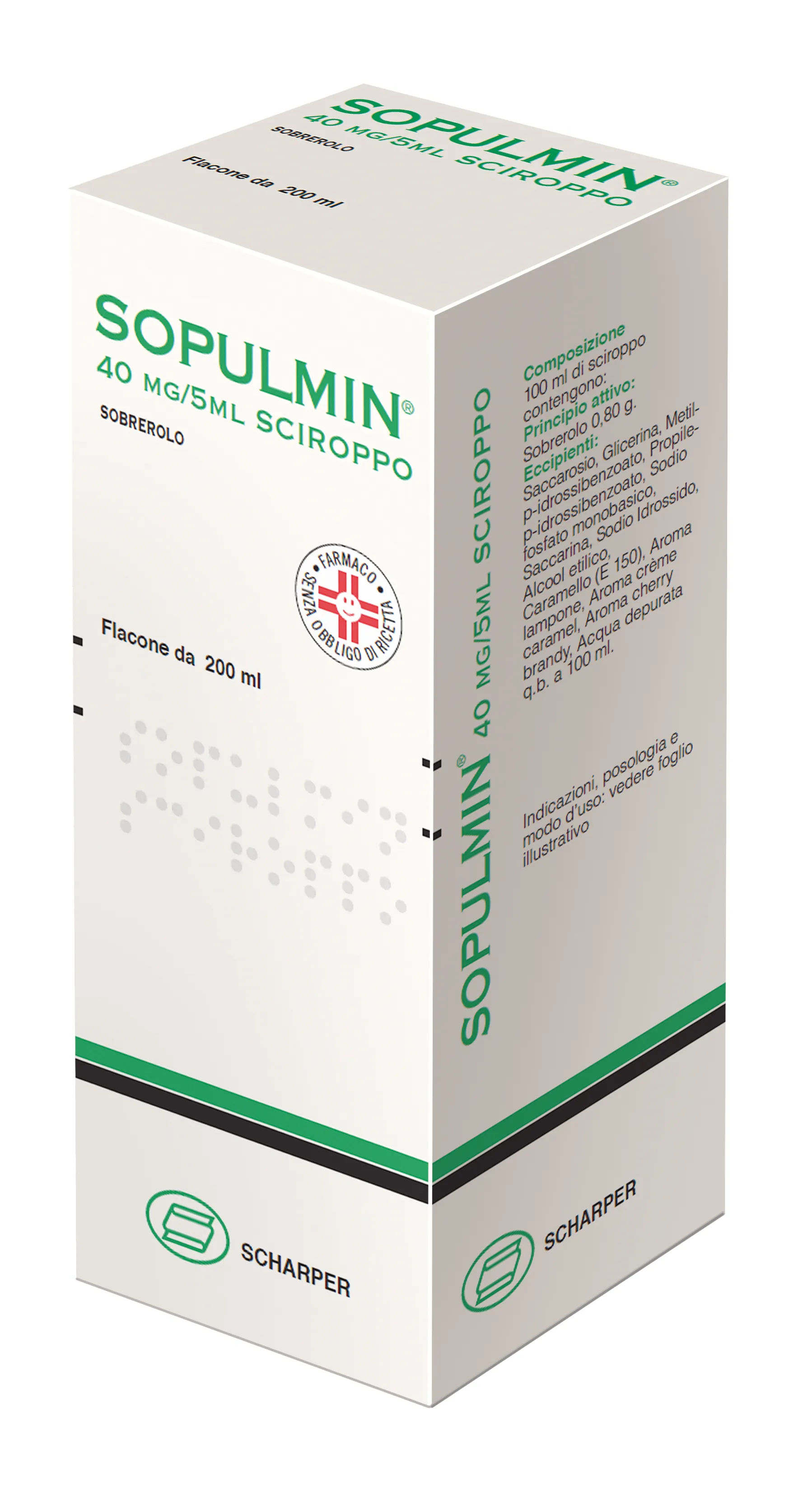 Sopulmin Sciroppo 200 ml 0,8G/100 ml