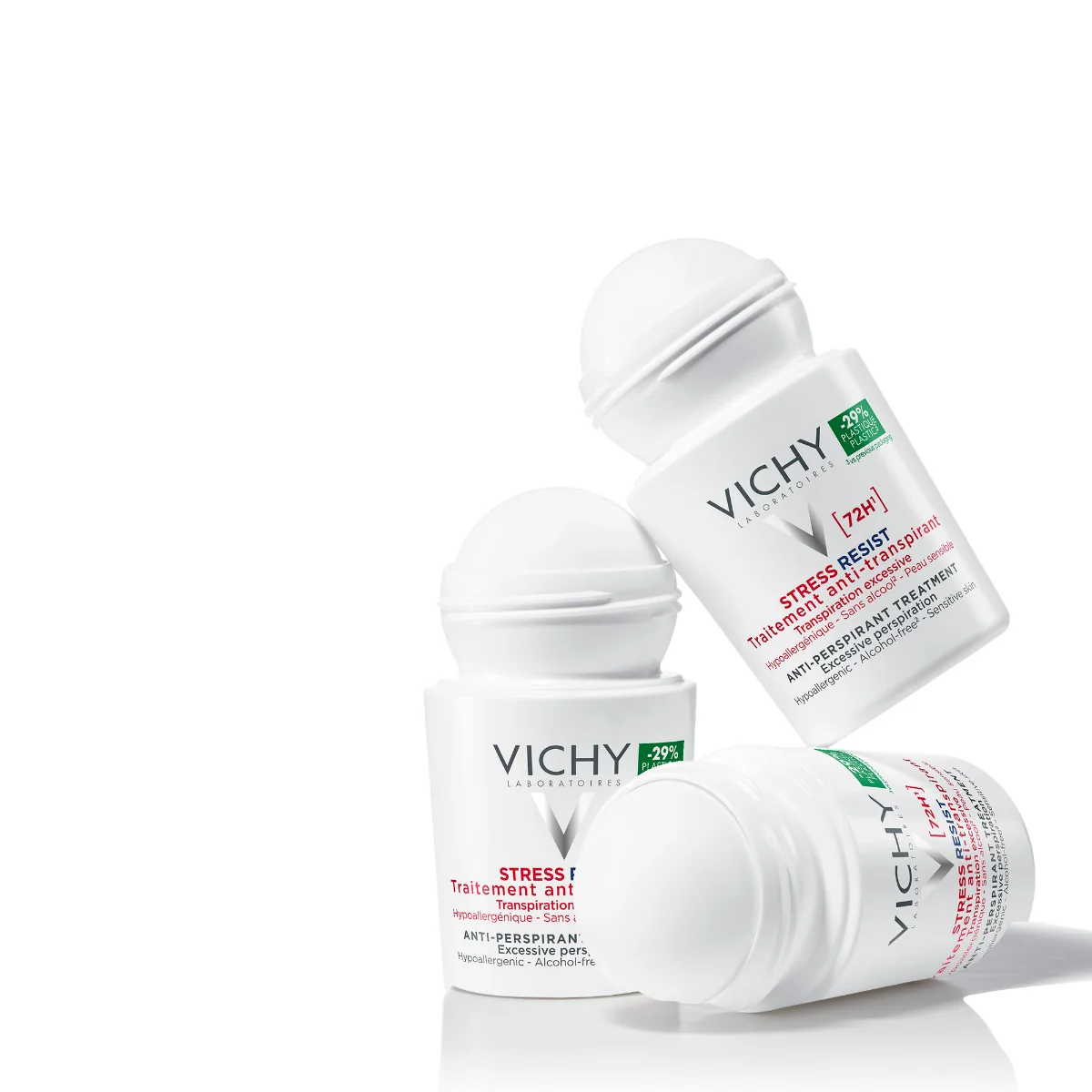 Vichy Deodorante Stress resist Roll-On 50 Ml Deodorante Antitraspirante ad azione intensiva