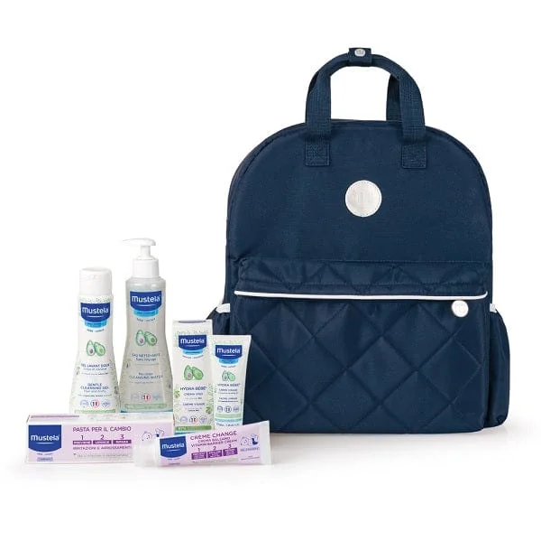 Mustela Zaino Borsa 2024 Tutto L'Occorrente per Igiene Fuori Casa
