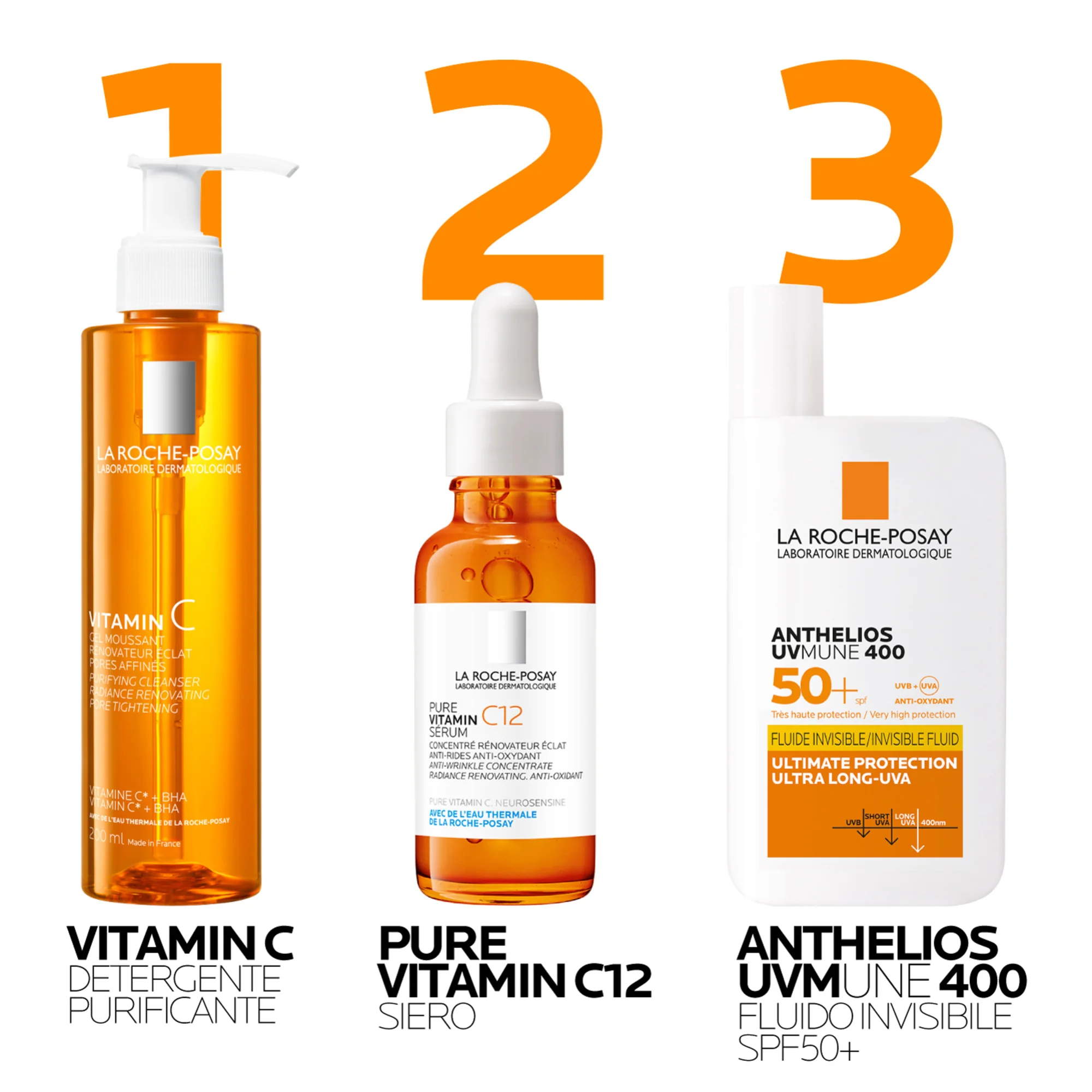 La Roche-Posay Pure Vitamin C Cleanser 200 ml Detergente Viso