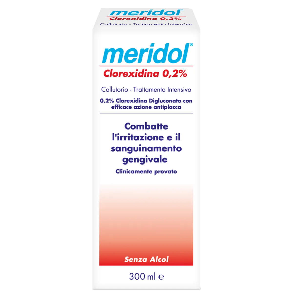 Meridol Collutorio Clorexidina 0,2% 300 ml Trattamento Gengive Infiammate