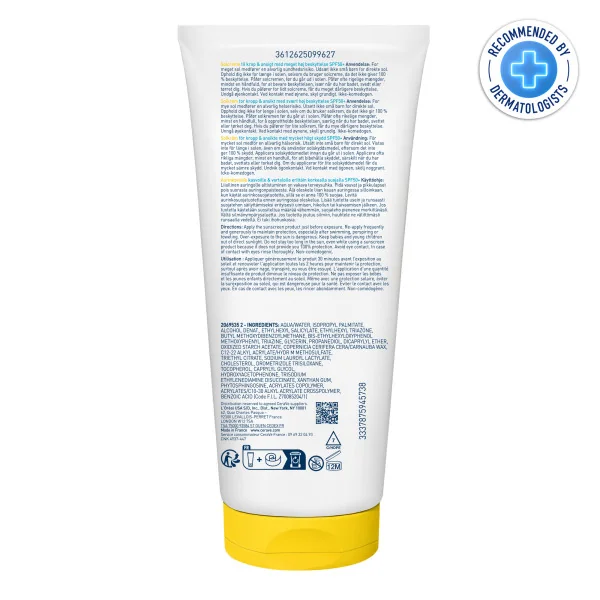 CeraVe Protezione Solare SPF30 177 ml Protezione Solare Ipoallergenica per Pelli Sensibili