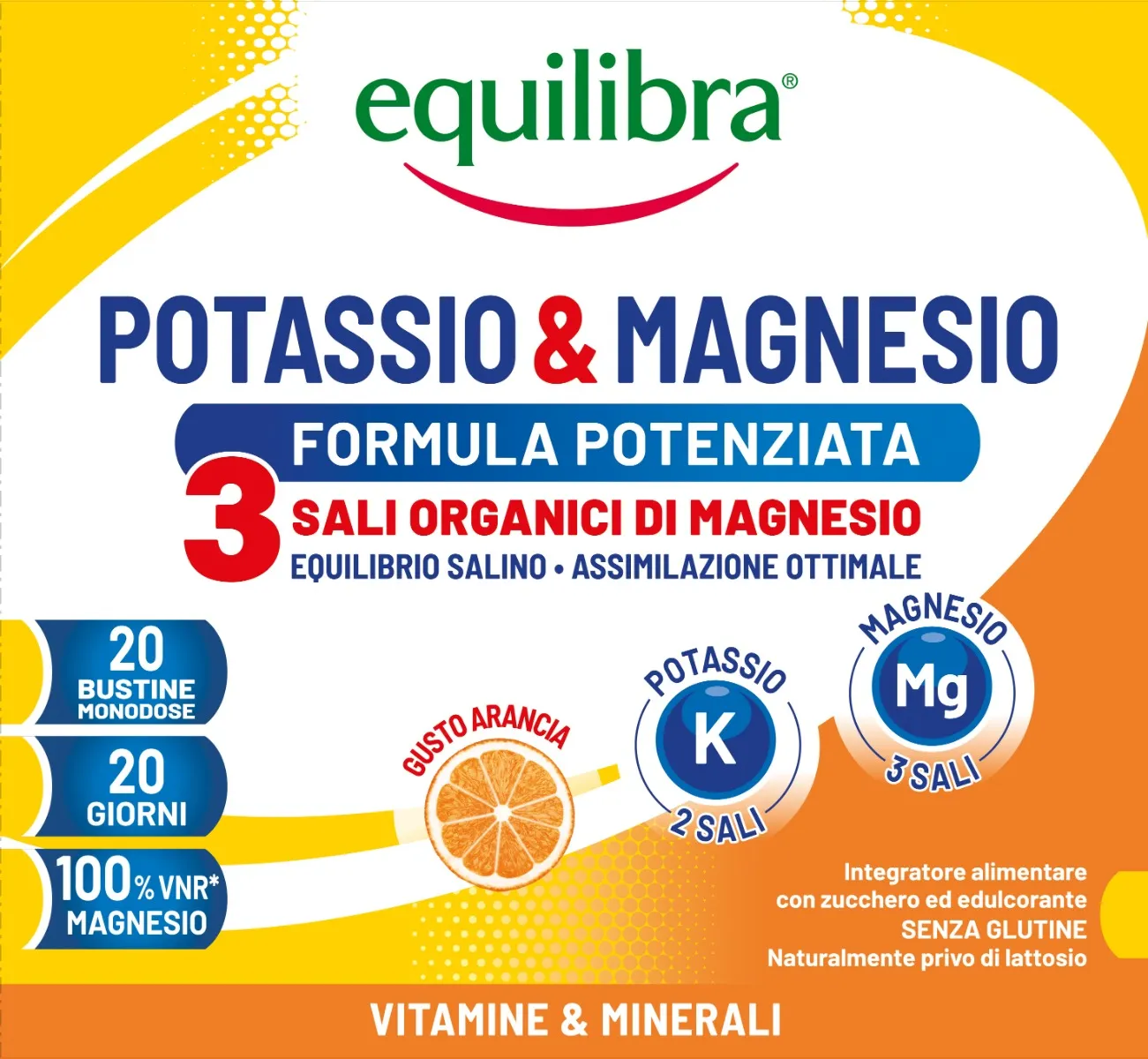 Equilibra Potassio & Magnesio 3 20 Bustine Sali Minerali