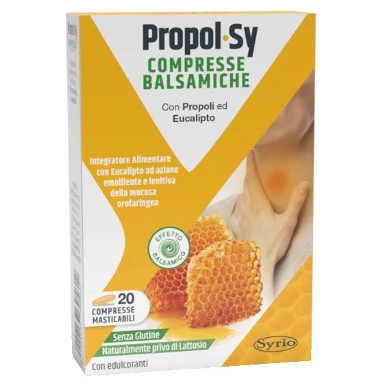 Propol-Sy Balsamiche  20 Compresse Senza Glutine