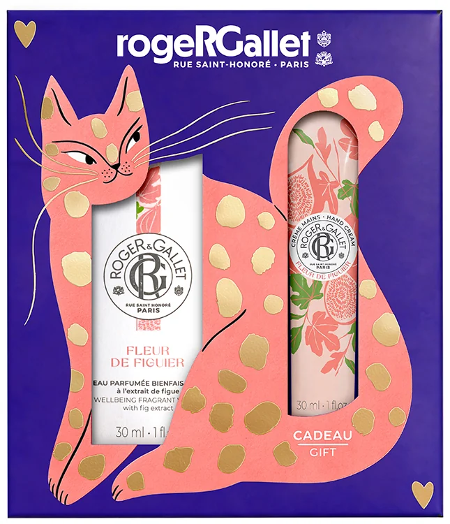 Roger&Gallet Set Natale Fleur De Figuier 30 ml + Crema Mani 30 ml Bellezza e Benessere Quotidiano