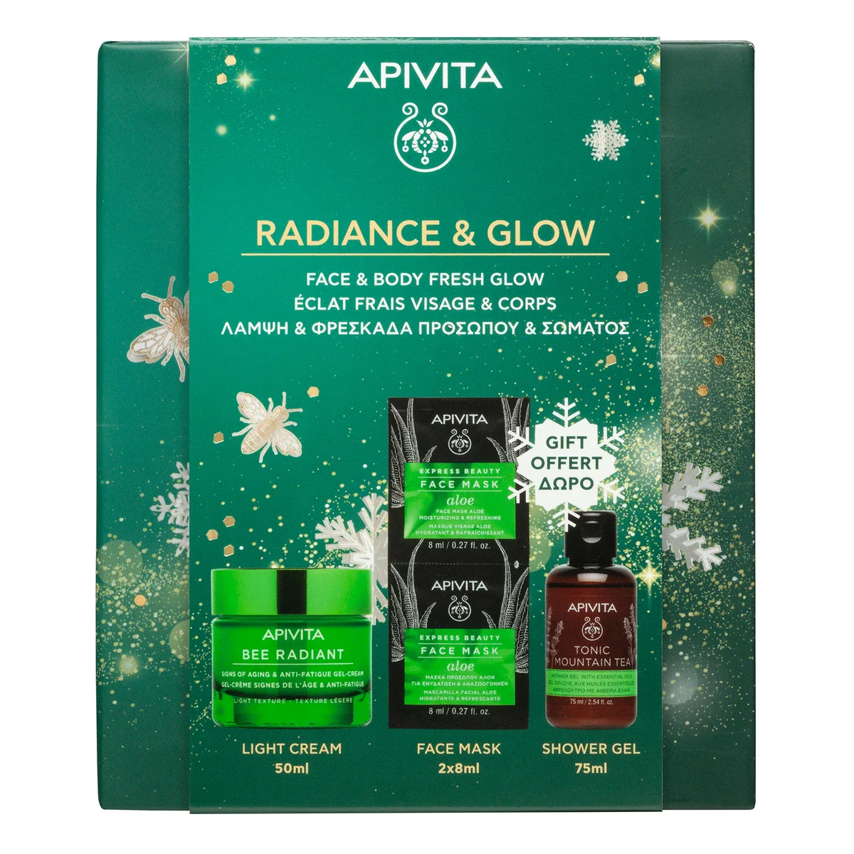 Apivita Pro Xm Bee Radiant Light Cream 3 Pezzi