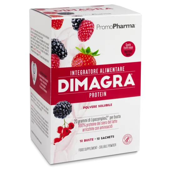 PROMOPHARMA DIMAGRA PROTEIN RED FRUIT 10 BUSTINE