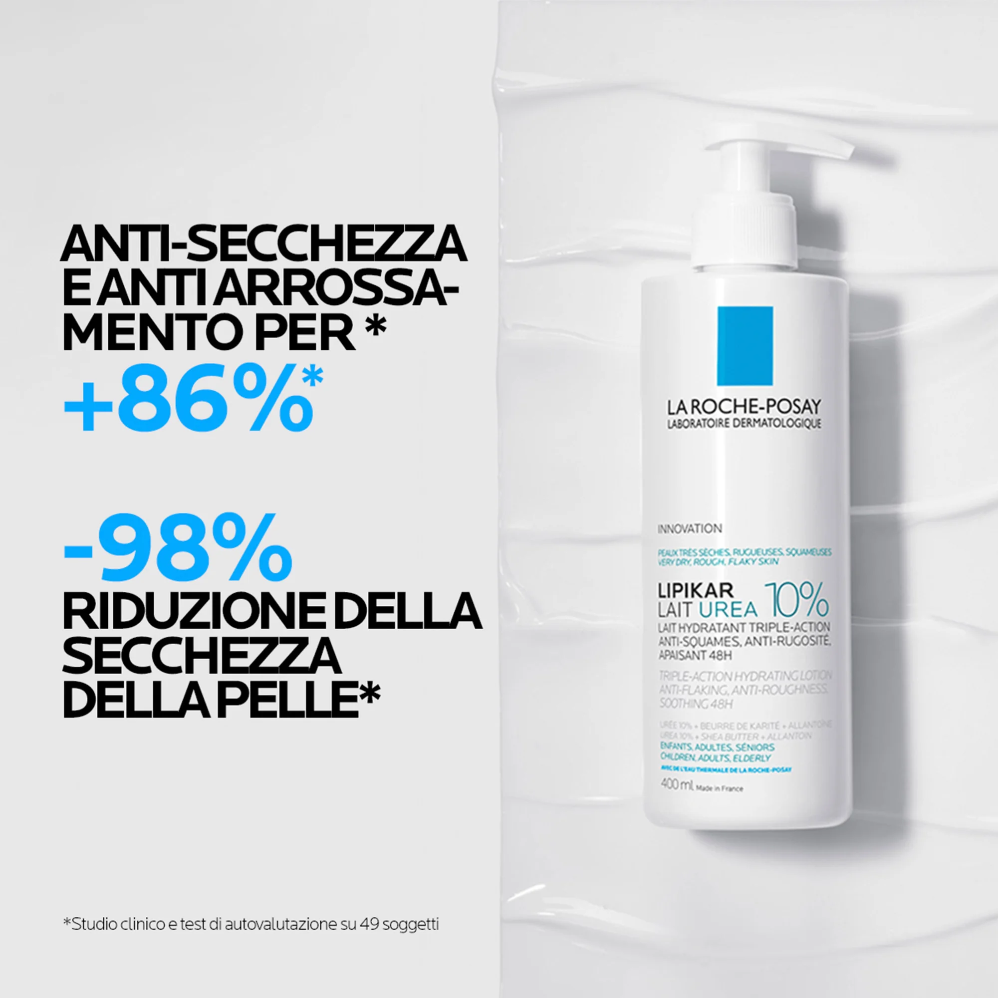 La Roche Posay Lipikar Latte Urea 10% 400 Ml Idratante corpo