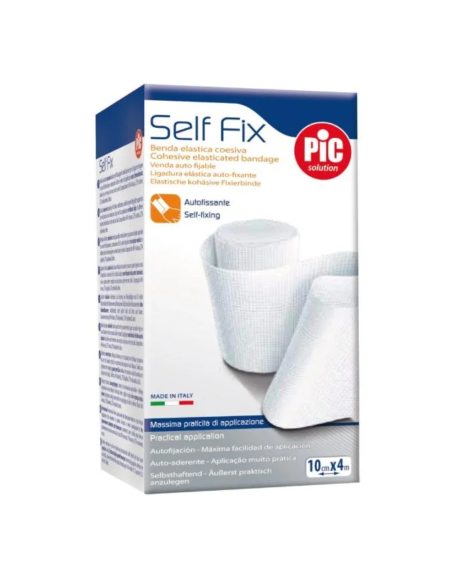 Pic Self Fix Benda Elastica 4x400 cm Medicazione Autofissante
