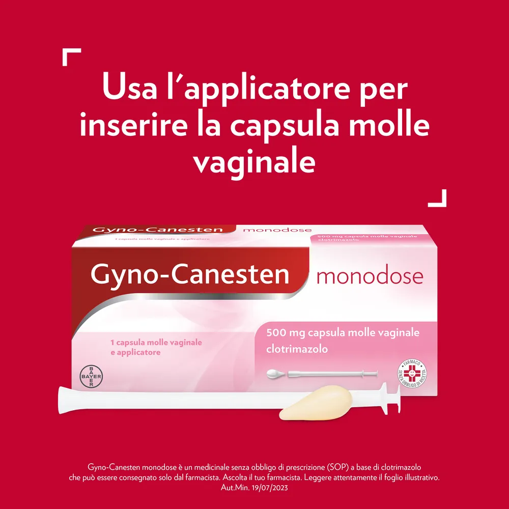 Gyno-Canesten Monodose 1 Capsula Sintomi della Candida