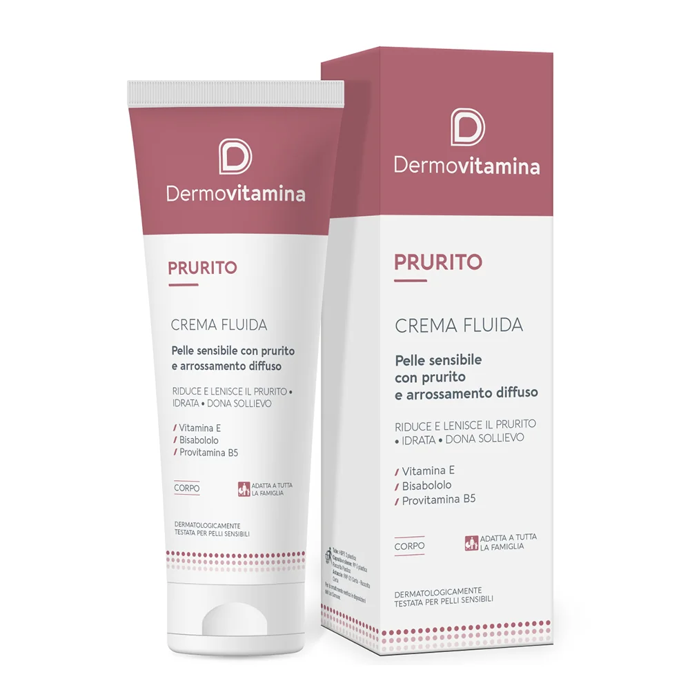 Dermovitamina Prurito Crema Fluida 150 ml Pelle Secca ed Irritata