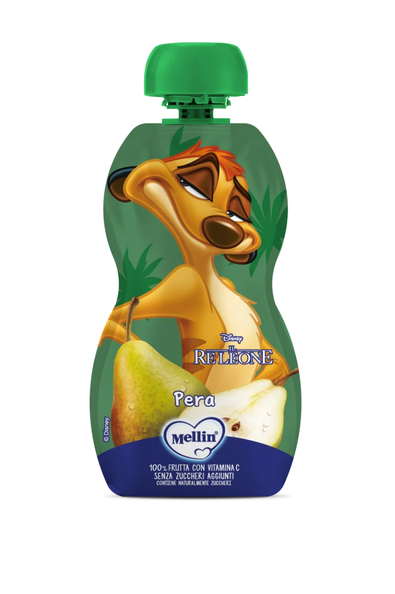 Mellin Pouch Disney Re Leone 110 g Pera
