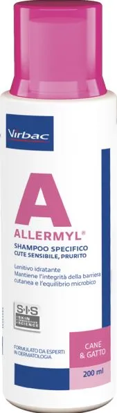 Virbac Allermyl Shampoo Allergie Cani E Gatti 200 Ml
