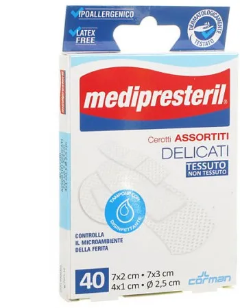 Medipresteril Cerotti Delicati Assortiti 40 Pezzi