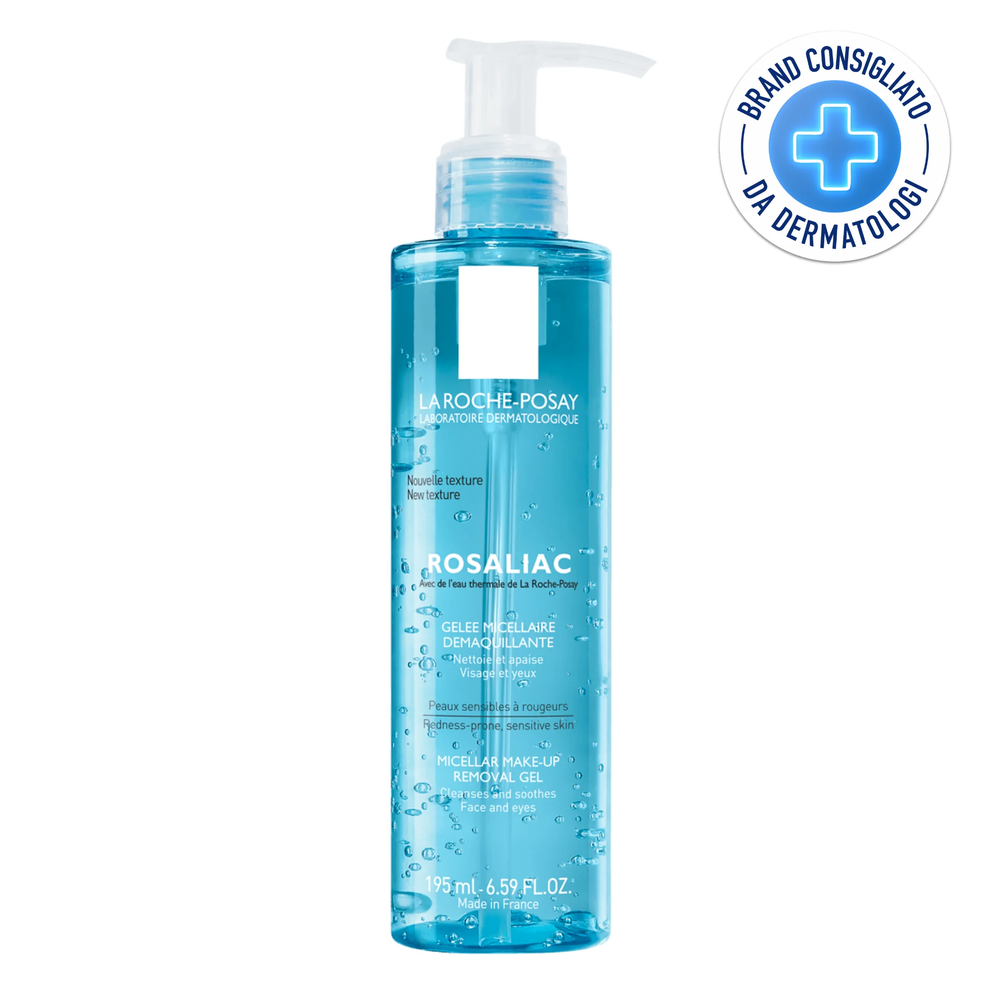 La Roche Posay Toleriane Rosaliac Gel Micellare 195 Ml Pelle sensibile e reattiva