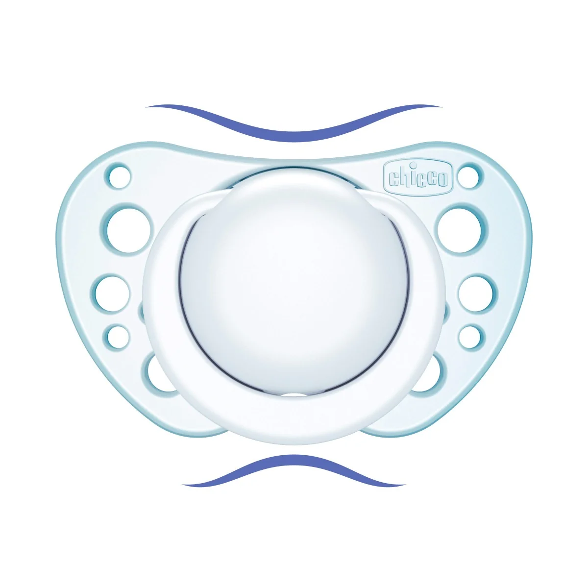 Chicco Succhietto Air Boy Silicone 0-6 m 2 Pezzi Accessori neonato