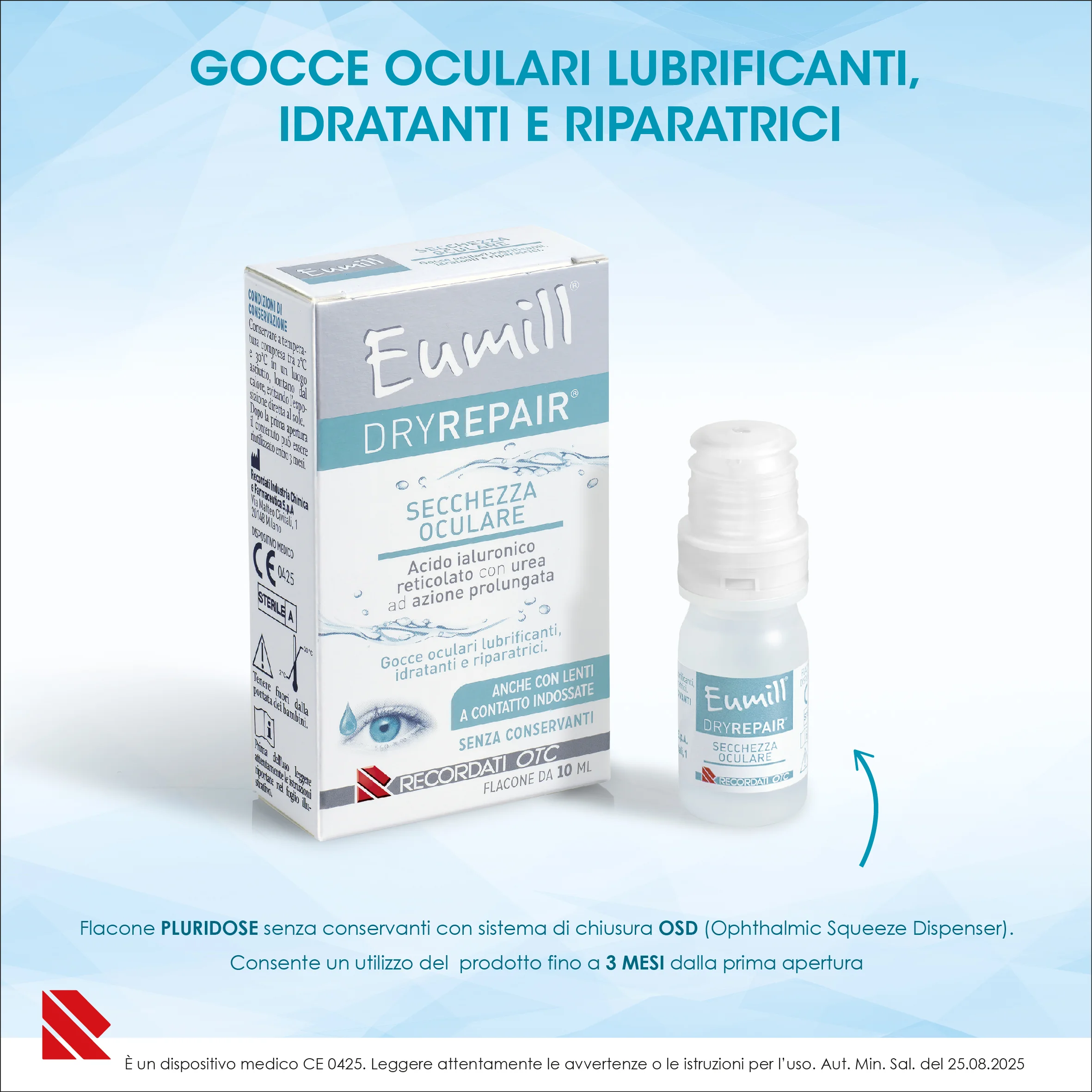 Eumill Dryrepair Gocce Oculari Occhi secchi