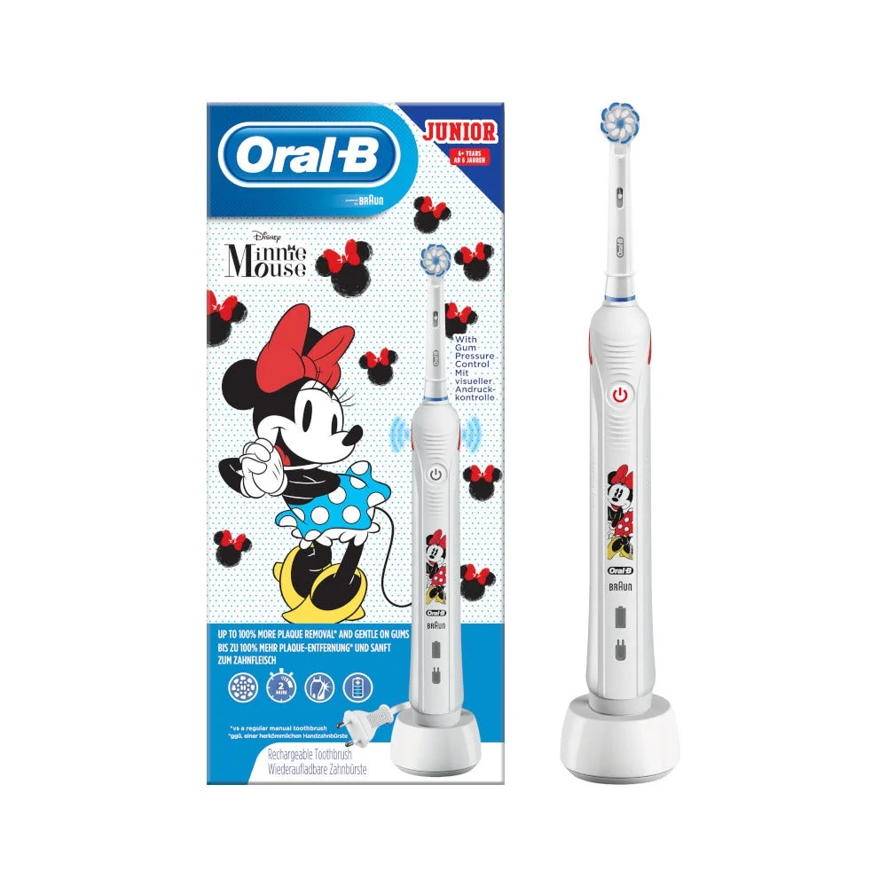 Oral-B PRO2 Junior Spazzolino Elettrico Minnie +6 anni 
