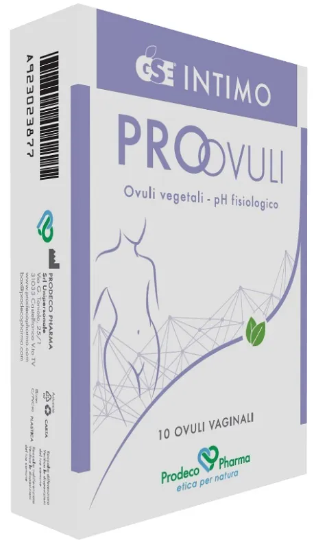 Gse Intimo Pro Ovuli blister da 10 ovuli Protezione della mucosa vaginale