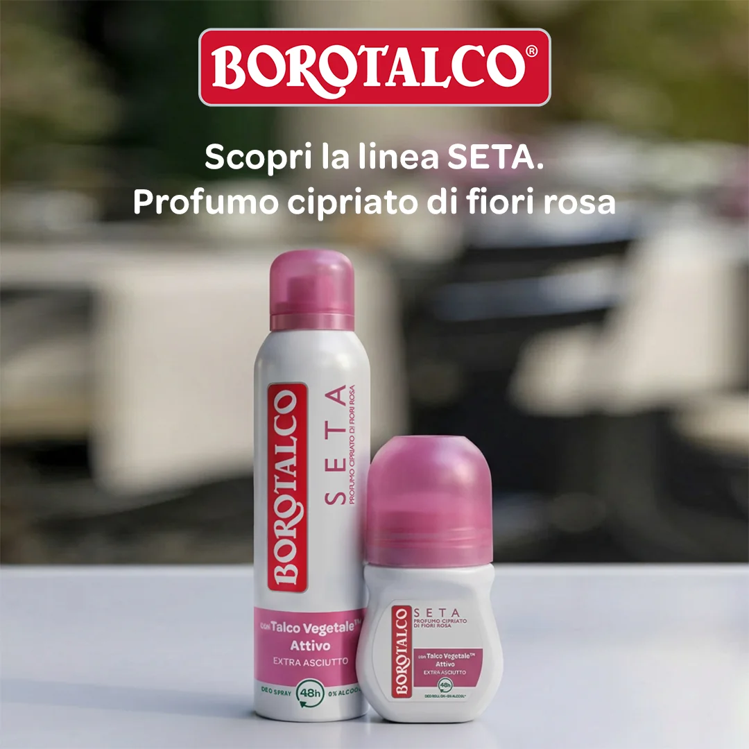 Borotalco Deo Spray Seta 150 ml Deodorante 48h