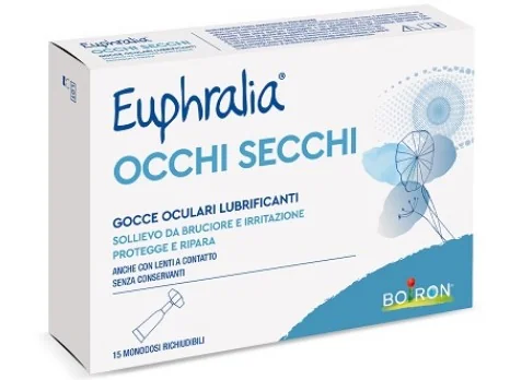 Euphralia Occhi Secchi Monodose 15 Pezzi Gocce Oculari Lubrificanti