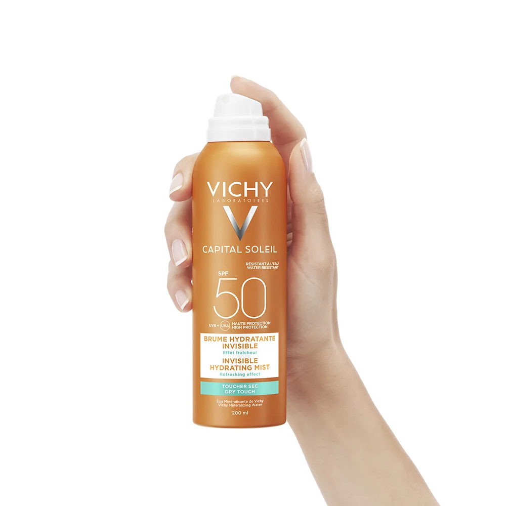 Vichy Capital Soleil Spray SPF50, 200 Ml Invisibile
