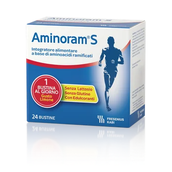 Aminoram S 24 Bustine Gusto Limone Integratore per Sportivi