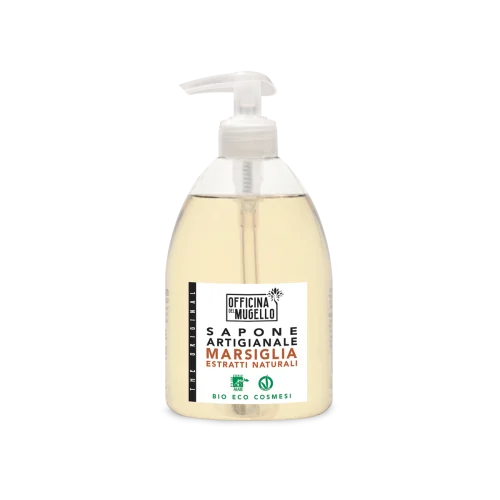 Officina Mugello Sapone Liquido Marsiglia 500 ml Sapone artigianale biologico
