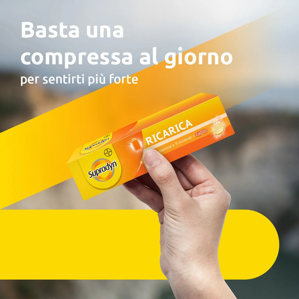 Supradyn Ricarica Integratore 15 Compresse Multivitaminico e Minerali