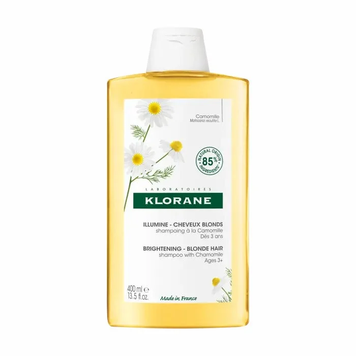 Klorane Shampoo Camomilla 400 ml Detergente e Illuminante