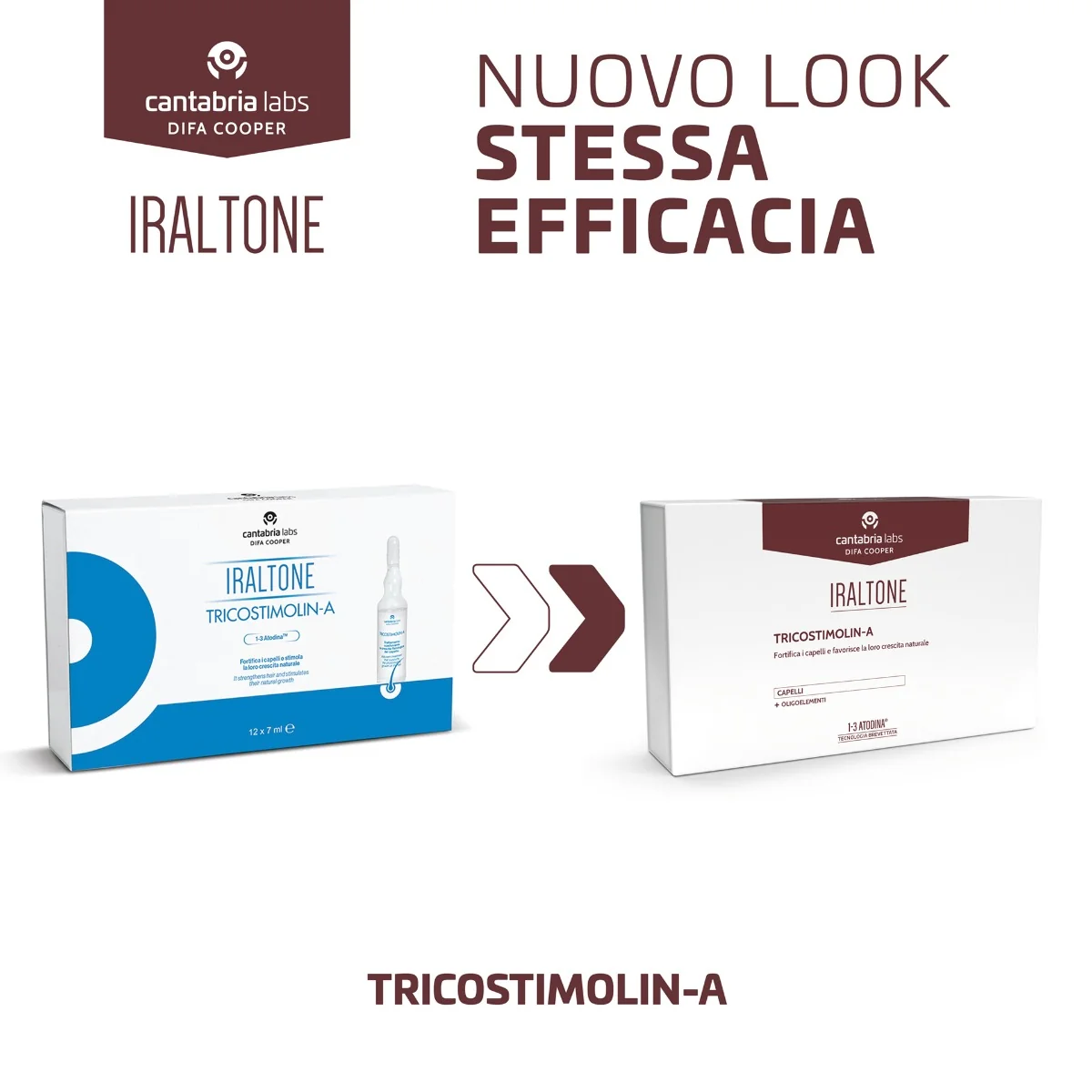 Iraltone Tricostimolina Rinforzante 12 Fiale Fortificante Capelli