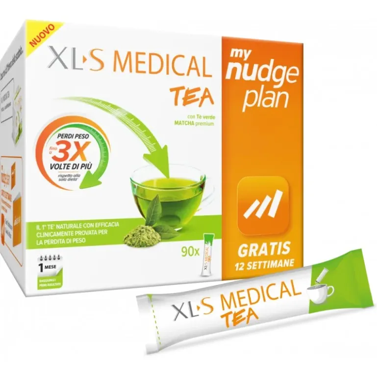 XL-S Medical Tea 90 Stick My Nudge Plan App - Piano personalizzato gratuito di perdita ponderale di 12 settimane