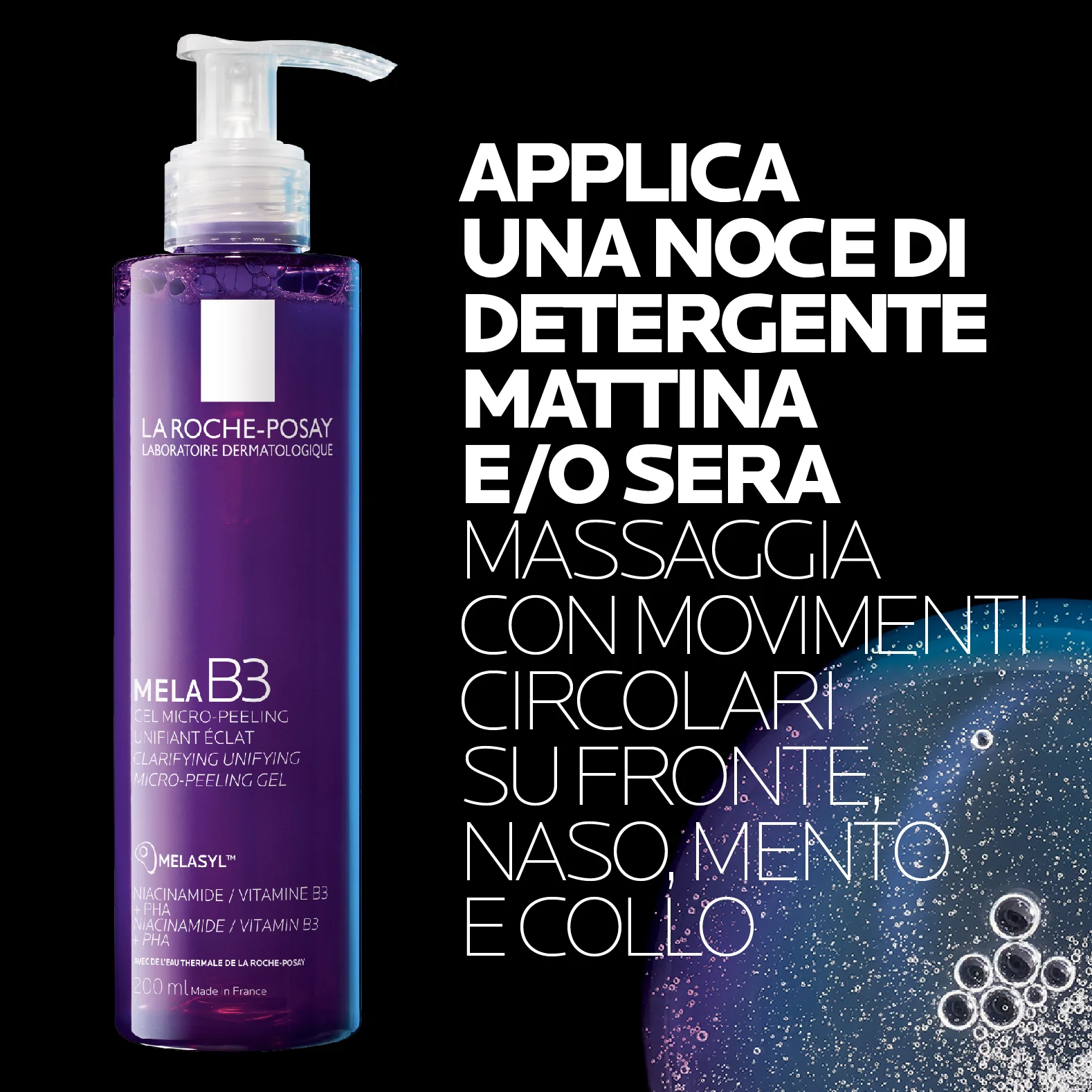 La Roche Posay Mela B3 Gel Detergente 200 Ml Uniformante antimacchie