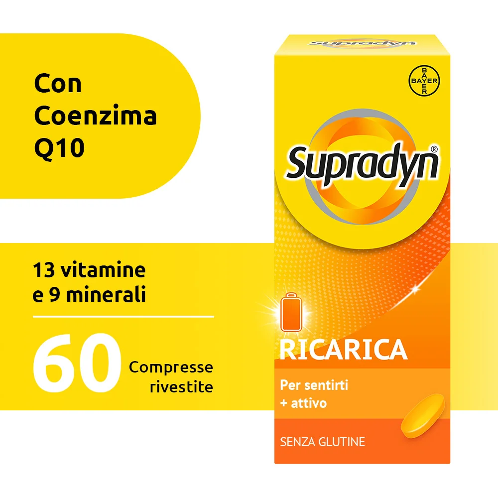 Supradyn Ricarica Integratore 60 Compresse Multivitaminico e Minerali