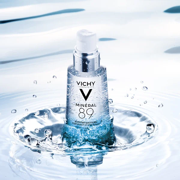 Vichy Mineral 89 Booster 75 ml Fortificante e Rimpolpante Viso con Acido Ialuronico