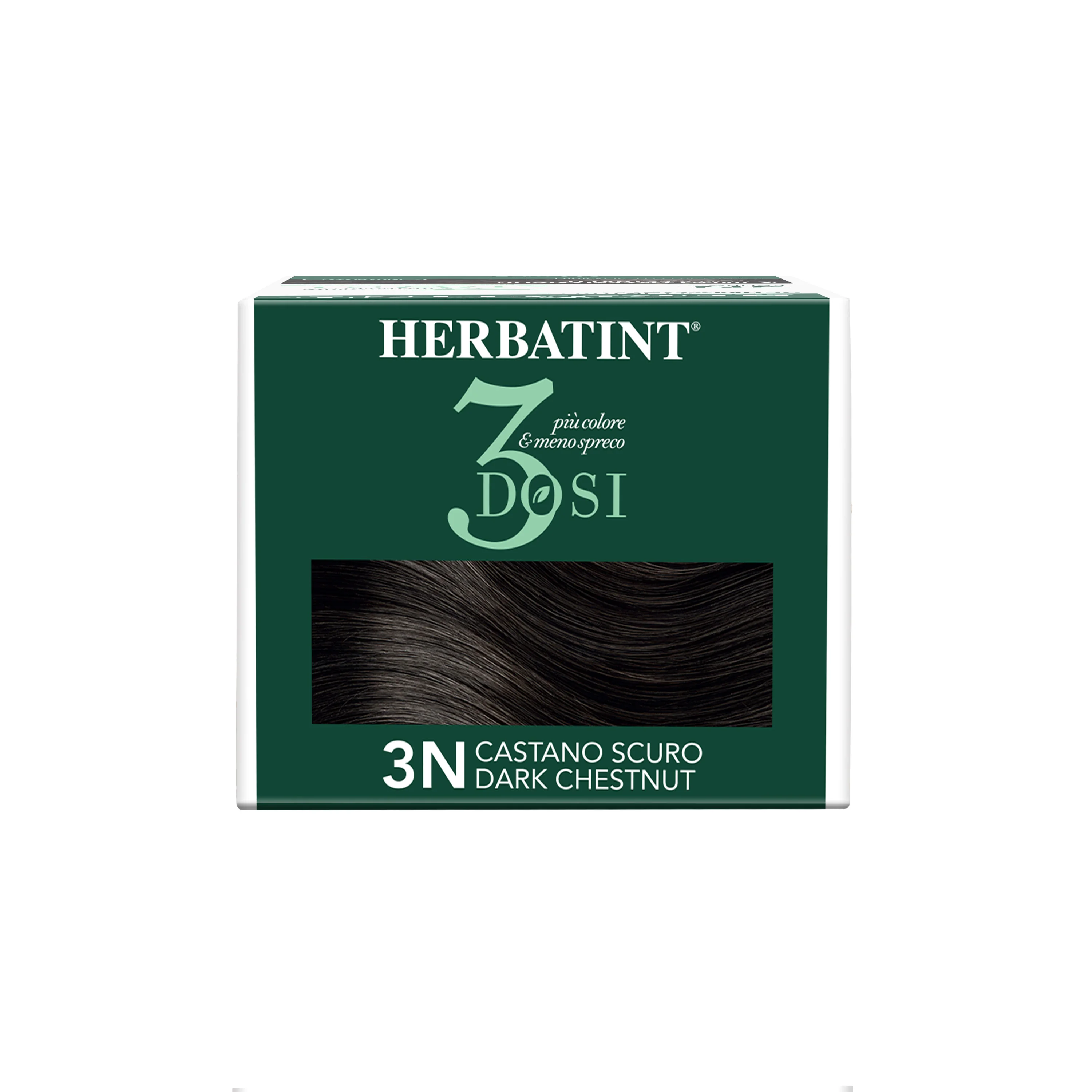 Herbatint Tintura Capelli Gel Permanente 3Dosi 3N Castano Scuro 300 ml 