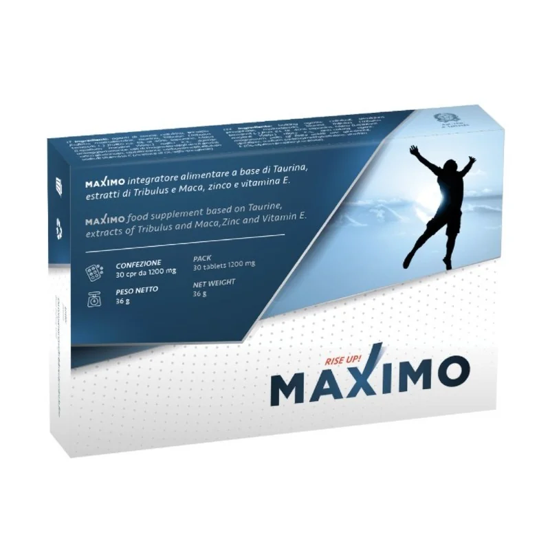 Maximo Integratore Disfunzione Erettile 30 Compresse Tonico Adattogeno
