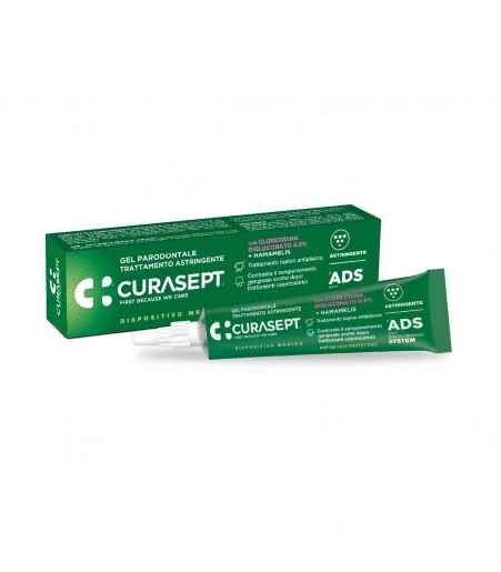 Curasept Gel Parodontale Ads Dna Trattamento Astringente 30 ml Contrasta il sanguinamento gengivale