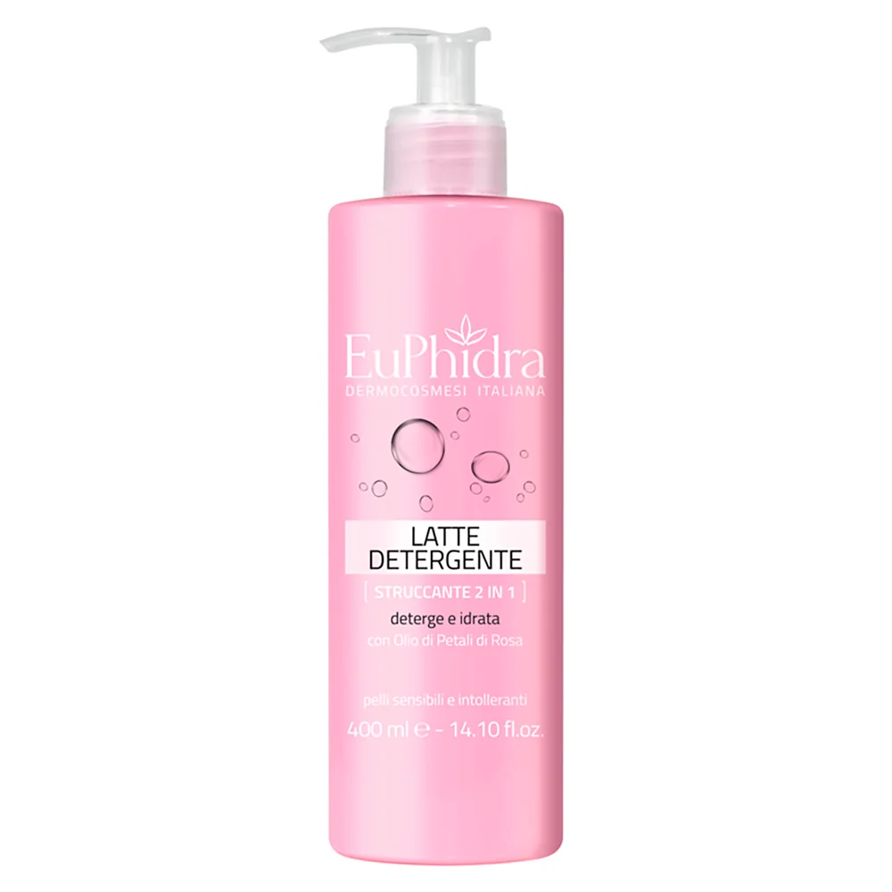 EuPhidra Latte Detergente Struccante 400 ml Viso e Occhi 2 In 1