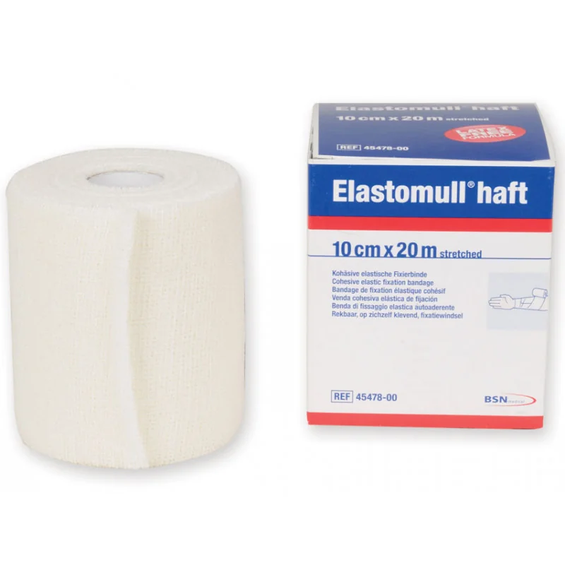Benda Elastomull Haft Mutua 20m x 10cm Per Bendaggi