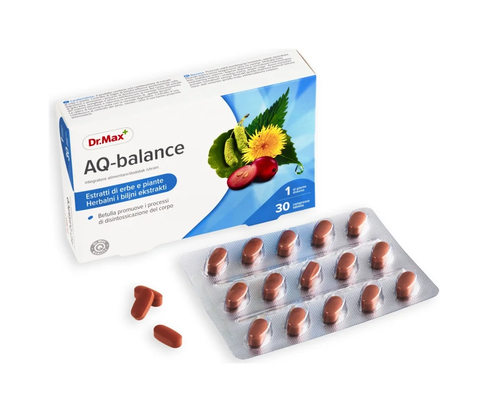 Dr. Max Aq-Balance 30 Compresse Azione Depurante