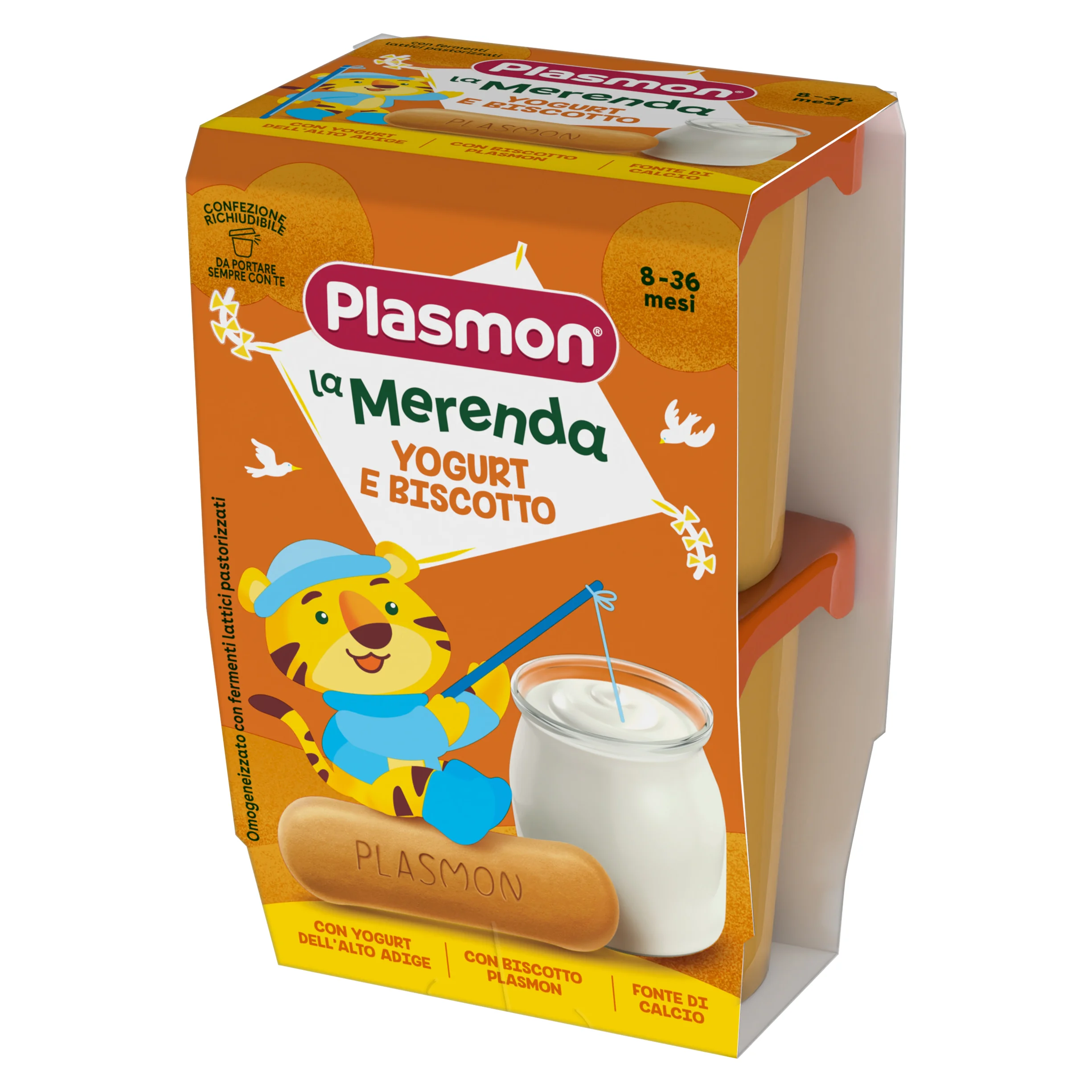 La Merenda Bambini Yogurt Bisc As Fonte di  Calcio