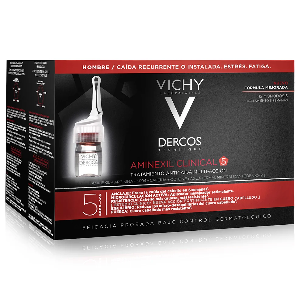Vichy Dercos Aminexil 42 Fiale x 6 Ml Trattamento anticaduta uomo