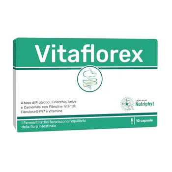VitaFlorex Integratore di Fermenti Lattici 10 Capsule Senza Glutine