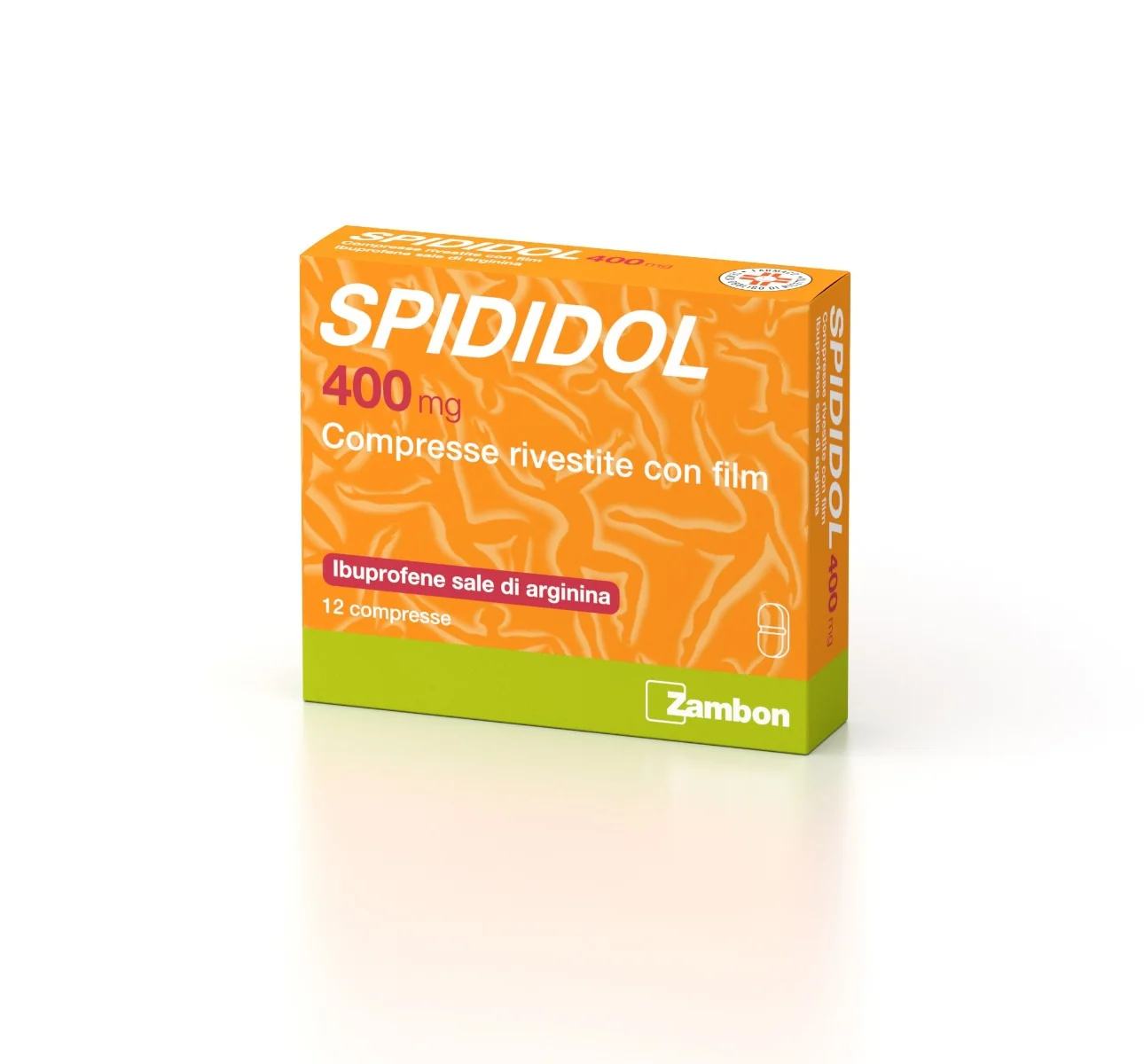Spididol 400 mg Ibuprofene Sale di Arginina Analgesico 12 Compresse Rivestite
