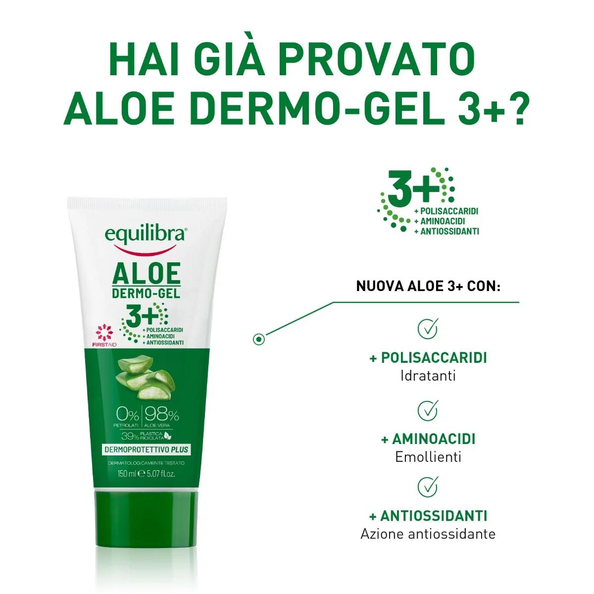 Equilibra Dermo-Gel 3+ 150 Ml Dermoprotettore Cutaneo