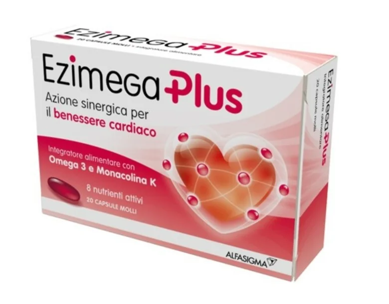 Ezimega Plus 20 Capsule Molli Integratore Controllo Colesterolo