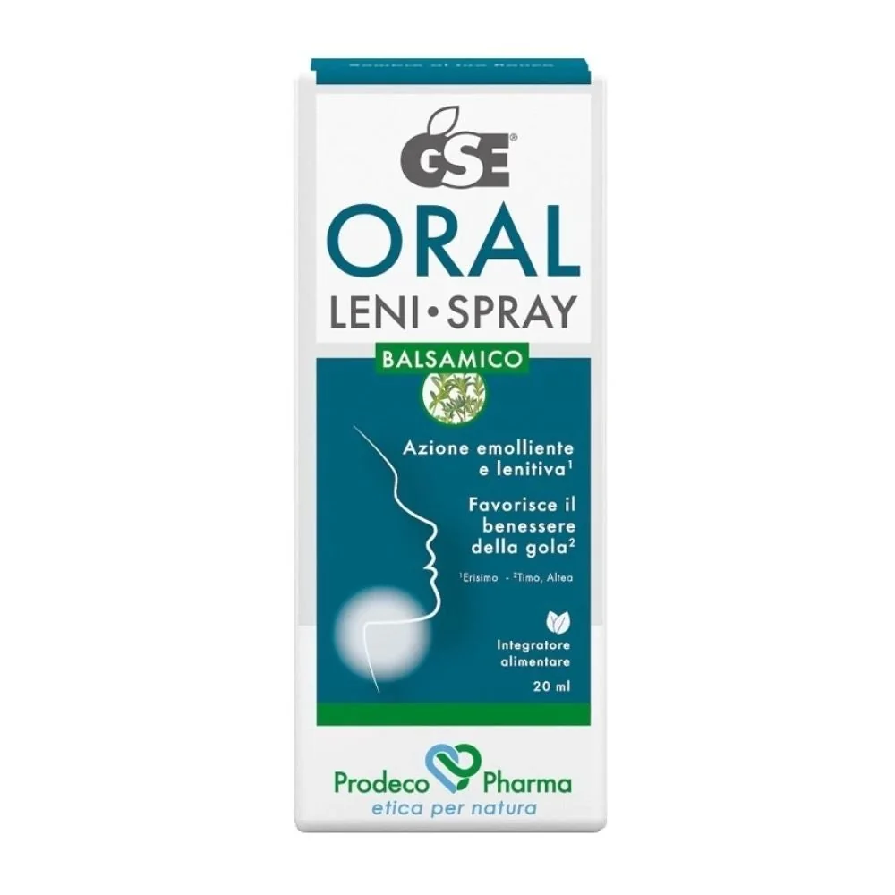 Gse Oral Leni Spray 20Ml Azione Emolliente e Lenitiva